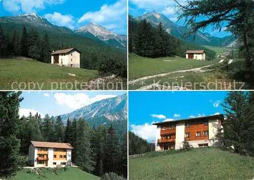 AK / Ansichtskarte Tschierv Ferienheim Chasa Ramoschin Tschierv