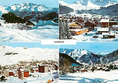 AK / Ansichtskarte Verbier Winterlandschaften Verbier