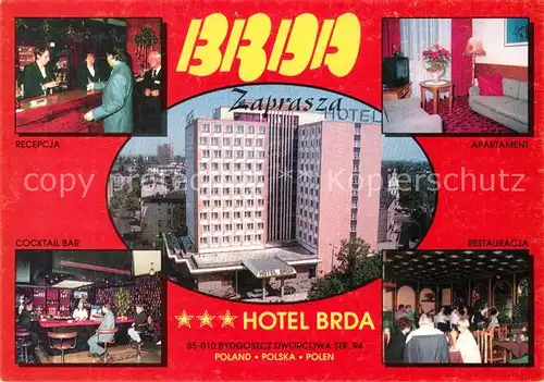AK / Ansichtskarte Bydgoszcz Hotel Brda Bydgoszcz