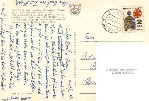 AK / Ansichtskarte Hlucin Stadtansichten Hlucin