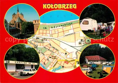 AK / Ansichtskarte Kolobrzeg_Polen Campingplatz Kolobrzeg_Polen