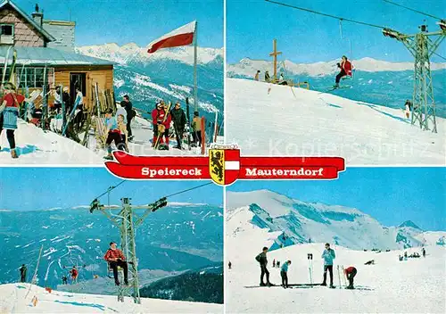 AK / Ansichtskarte Mauterndorf Speiereck Sessellift Winter Mauterndorf