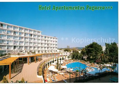 AK / Ansichtskarte Paguera_Mallorca_Islas_Baleares Hotel Apartamentos Paguera Paguera_Mallorca