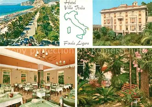 AK / Ansichtskarte Finale_Ligure Hotel Villa Italia Finale_Ligure