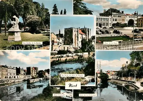 AK / Ansichtskarte Niort Place de la Porte Park  Niort