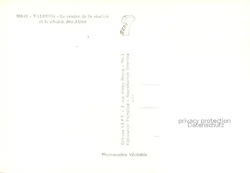 AK / Ansichtskarte Valberg Panorama Valberg