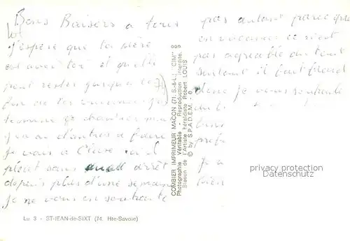 AK / Ansichtskarte Saint Jean de Sixt Panoramen Saint Jean de Sixt