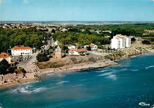 AK / Ansichtskarte Jard sur Mer Fliegeraufnahme Strand Jard sur Mer