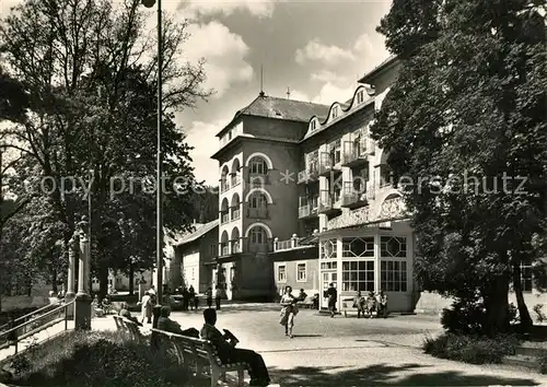 AK / Ansichtskarte Jesenik Romanticke zakouti nejkrasnejsi lazenske budovy Priessnitzova sanatoria Jesenik