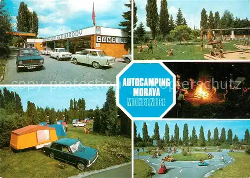 AK / Ansichtskarte Mohelnice Autocamping Morava Details Mohelnice