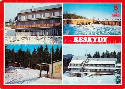 AK / Ansichtskarte Beskydy Rekreacni strediska VOKD Ostrava Kuncice pod Ondrejnikem Komorni Lhotka Mosty u Jablunkova Horni Becva Beskydy