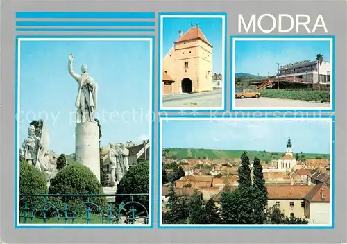 AK / Ansichtskarte Modra Najstarsia sprava pochadza V Modre posobil Ludovit Stur vyznamny slovensky politik Modra