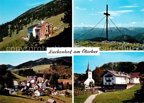 AK / Ansichtskarte oetscher Lackenhof oetschergipfel Gipfelkreuz Kirche 