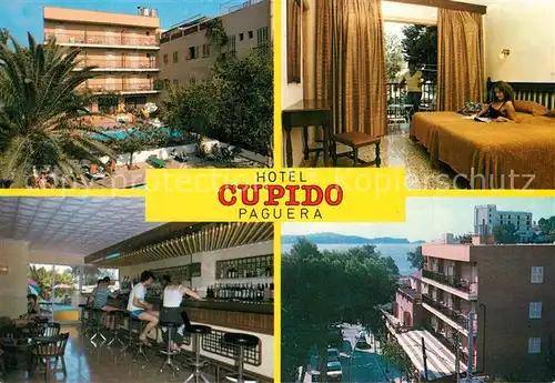 AK / Ansichtskarte Paguera Hotel Cupido Zimmer Bar Paguera