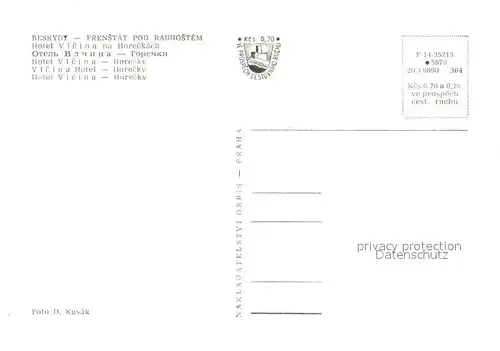 AK / Ansichtskarte Beskydy Frenstat pod Radhostem Beskydy