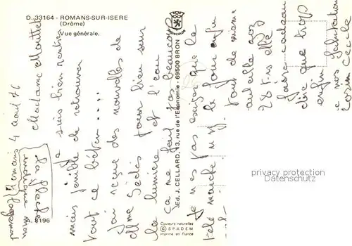 AK / Ansichtskarte Romans sur Isere Vue generale aerienne Romans sur Isere