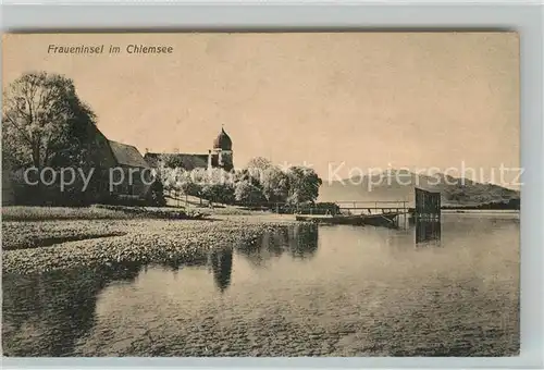 AK / Ansichtskarte Fraueninsel_Chiemsee Panorama Fraueninsel Chiemsee