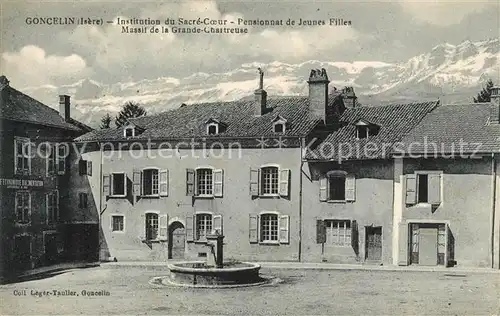 AK / Ansichtskarte Goncelin Institution du Sacre Coeur Pensionnat de Jeunes Filles Massif de la Grande Chartreuse Goncelin