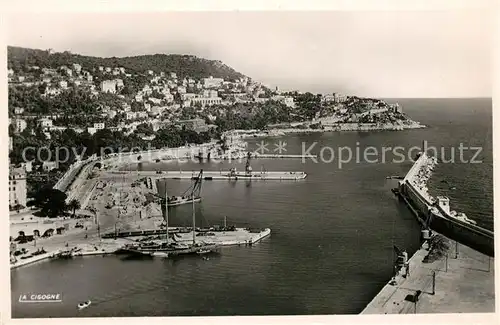 AK / Ansichtskarte Nice_Alpes_Maritimes Le Port et le Mont Boron Cote d Azur vue aerienne Nice_Alpes_Maritimes