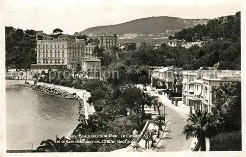 AK / Ansichtskarte Beaulieu sur Mer Le Casino et la Baie des Fourmis Hotel Bedford Beaulieu sur Mer