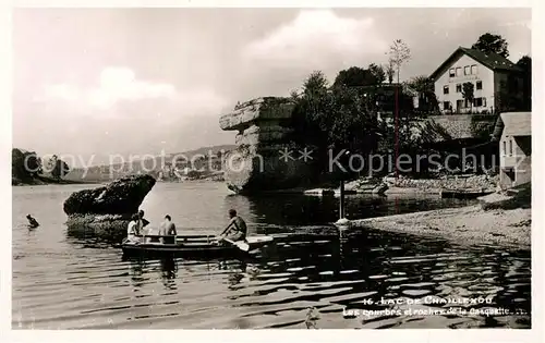 AK / Ansichtskarte Lac_de_Chaillexon Les courbes et roches de la Casquette Lac_de_Chaillexon