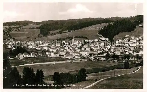 AK / Ansichtskarte Villers le Lac Vue generale prise de la Gare Villers le Lac