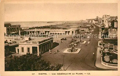 AK / Ansichtskarte Dieppe_Seine Maritime Vue generale de la Plage Dieppe Seine Maritime