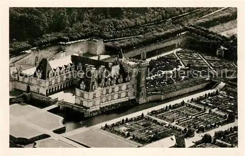 AK / Ansichtskarte Villandry Chateau vue aerienne Villandry