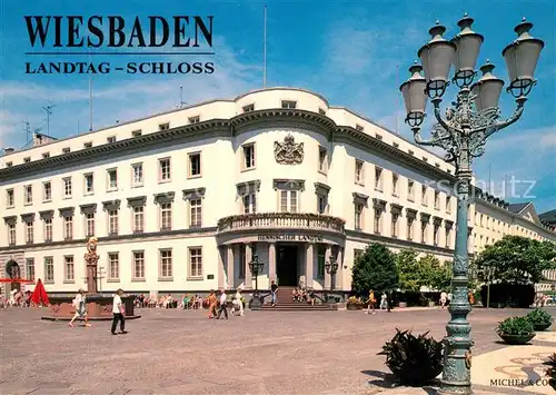 AK / Ansichtskarte Wiesbaden Landtag Schloss Wiesbaden