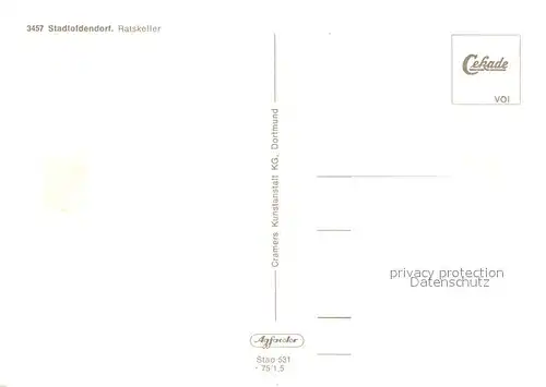 AK / Ansichtskarte Stadtoldendorf Ratskeller Stadtoldendorf