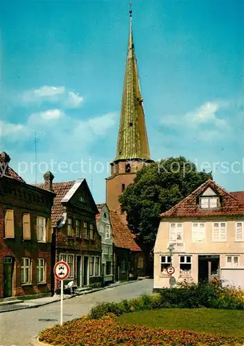 AK / Ansichtskarte Travemuende_Ostseebad Kirchenpartie Travemuende_Ostseebad