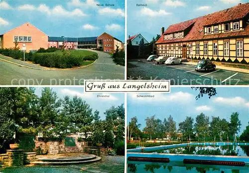 AK / Ansichtskarte Goslar Fachwerk Freibad Langelsheim Goslar