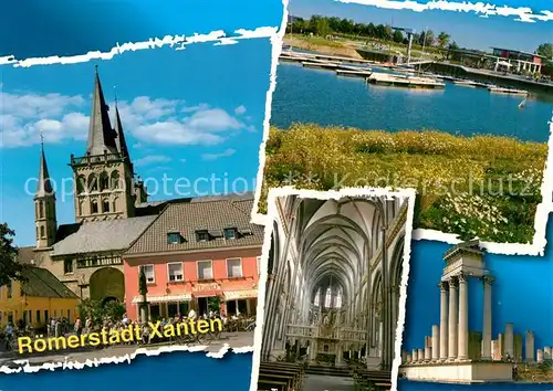 AK / Ansichtskarte Xanten Kirche Roemersaeulen  Xanten