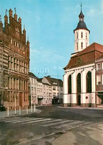 AK / Ansichtskarte Xanten Gotisches Haus mit Kirche Xanten