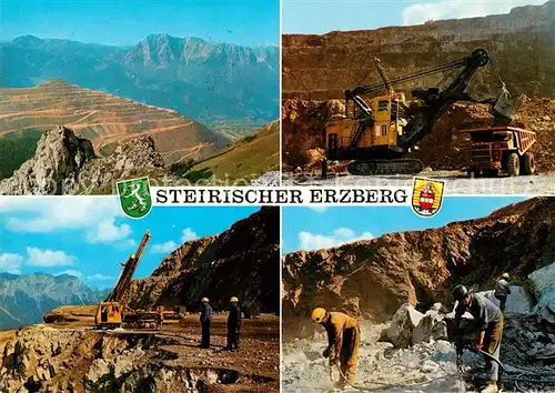 AK / Ansichtskarte Eisenerz_Steiermark Erzbergwerk Spaeteisenstein Eisenerz_Steiermark