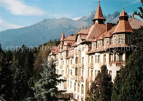 AK / Ansichtskarte Vyscke_Tatry Grand Hotel Praha Vyscke Tatry