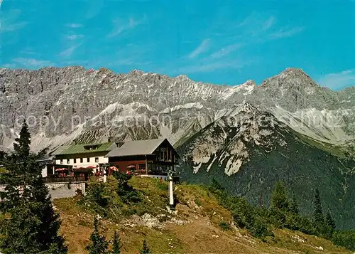 AK / Ansichtskarte Leutasch Rauth Huette Hohe Munde Wetterstein Leutasch