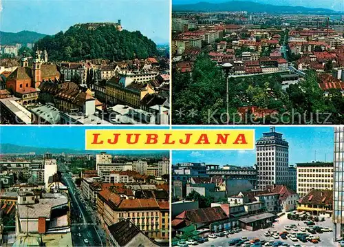 AK / Ansichtskarte Ljubljana Burg Panorama Ljubljana