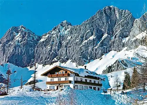 AK / Ansichtskarte Ramsau_Dachstein_Steiermark Suedwaende Hotel Tuerlwand Winterlandschaft Ramsau_Dachstein