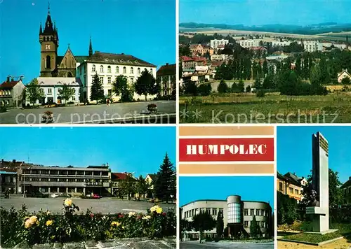 AK / Ansichtskarte Humpolec Stadtansichten Denkmal Rathaus  Humpolec