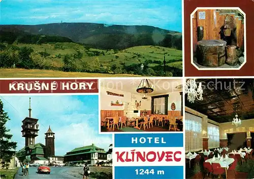 AK / Ansichtskarte Krusne_Hory Hotel Klinovec Krusne Hory