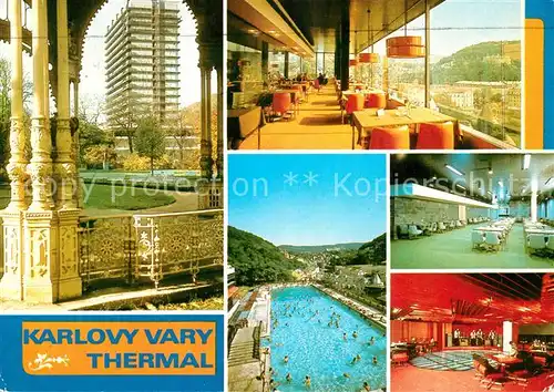 AK / Ansichtskarte Karlovy_Vary Sanatorium Thermalbad Karlovy Vary
