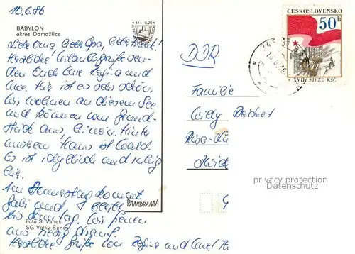 AK / Ansichtskarte Babylon_Babilon Campingplatz Strand Babylon Babilon