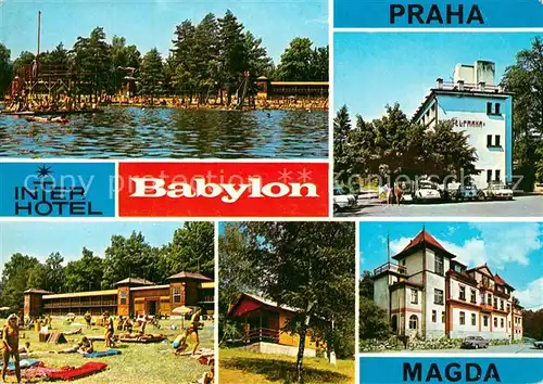 AK / Ansichtskarte Babylon_Babilon Interhotels Praha Magda Strand Liegewiese Babylon Babilon