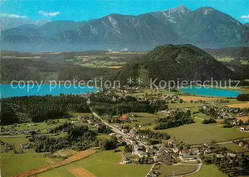 AK / Ansichtskarte St_Kanzian_Klopeiner_See Fliegeraufnahme St_Kanzian_Klopeiner_See