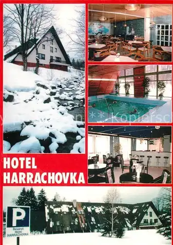 AK / Ansichtskarte Harrachov_Harrachsdorf Hotel Harrachovka Winter Harrachov Harrachsdorf