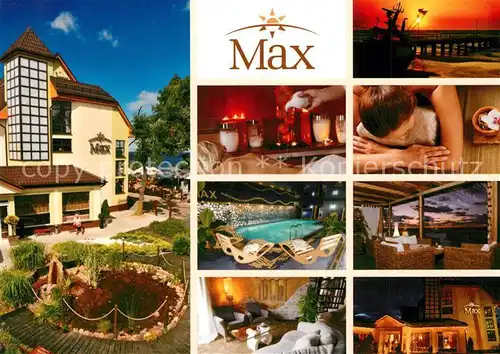 AK / Ansichtskarte Kolobrzeg_Polen Hotel Max Kolobrzeg_Polen