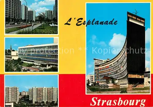 AK / Ansichtskarte Strasbourg_Alsace Hotel L Esplanade Strasbourg Alsace