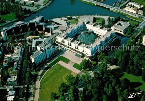 AK / Ansichtskarte Strasbourg_Alsace Fliegeraufnahme Palais de L Europe Strasbourg Alsace