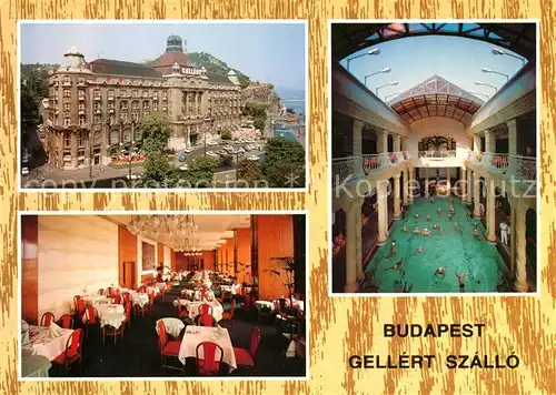 AK / Ansichtskarte Budapest Hotel Gellert Budapest